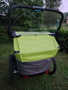 Dětský vozík Thule Chariot Cab 2 Aluminum Cypress Green - 5