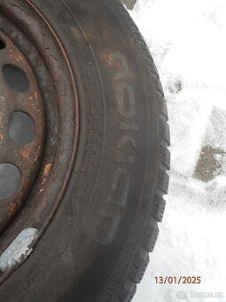 4xObutá zimní kola na ŠKODA OCTAVIA 2  Nokian 195/65 R15 - 5