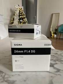 SIGMA 24mm F1.4 DG CANON + USB DOCK UD-01 - 5