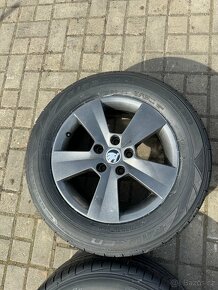 ORIGINÁL Alu Škoda ORION R16, 5x112 - TOP STAV - 5