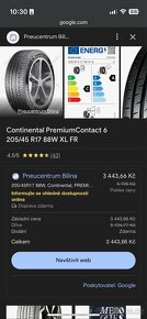 Letní pneumatiky Continental 205/45 R17 - 5