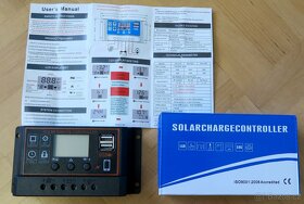 Solární panel fotovoltaický 120W k dobíjení akumulátoru 12V - 5