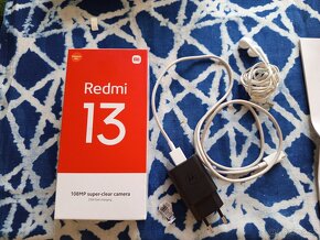 Prodám Redmi 13 černá barva - plně funkční plus obal k tomu. - 5