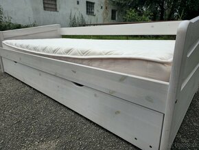 [REZERVACE] Rozkládací postel - masivní 90x200 cm - 5