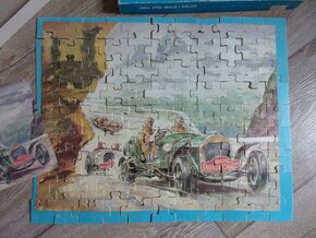 STARÉ PUZZLE - OBRAZOVÁ SKLÁDAČKA komplet r. 1983 - 5