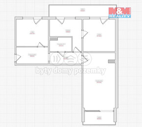 Prodej bytu 3+1, 70 m², Nemanice - 5