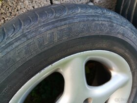 ALU disky 6Jx14H2 Et 38 + pneu 185/60 R14 - 5