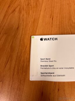 White Sport Band pro Apple Watch 8 – 45mm - 5