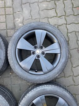 ORIGINÁL Alu Škoda TRITON R17, 5x112 - TOP STAV, ZIMNÍ - 5