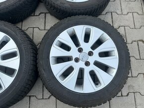 4x al kola 4x100 16 + pneu zimní 195/55 R16 - 5