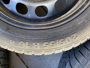 Plechové disky Octavia 2, Tiguan -zimní pneu 205/55R16H - 5