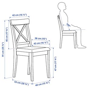 Koupím dvě židle IKEA INGOLF - 5