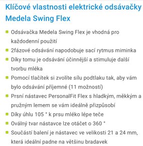 Odsávačka Medela Swing Flex - 5