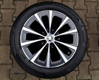 Alu kola Škoda Yeti, Octavia Scout 5x112 R17 KRÁSNÁ SADA - 5