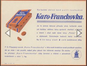 Originál Karo-Franckovka kávovinové kostky & krabička - 5