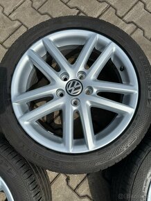 Kompletní alu VW Golf 5x112r17+225/45r17 letní - 5