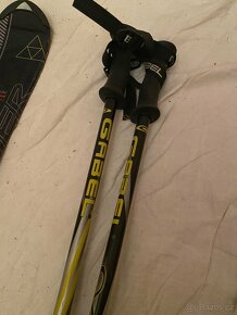 Lyže RX fire 150 cm + hůlky - 5