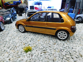 model auta Citroen Saxo VTS oranžová farba Otto mobile 1:18 - 5