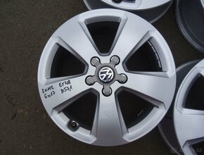 Alu disky originál Škoda 17", rozteč 5x112, ET 48, šíře 6J - 5