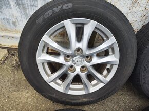 16"letní alu sada 5x114 origo Mazda 3 CX3 BK 6 5 205/60 - 5