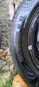 4ks Komplet Letní Plech kola 5x100 pneu 185/60 R15 5,3-5,8mm - 5