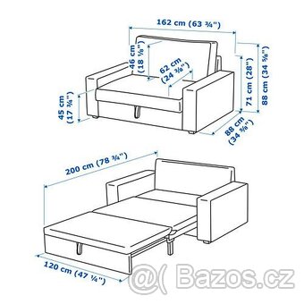 Rozkládací sedací souprava IKEA - 5