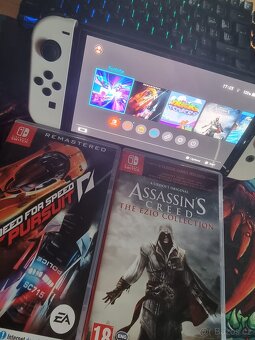 Nintendo switch OLED + příslušenství - 5