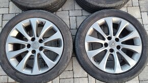 Alu kola Opel 5x110 R17 4ks -antracit - 5