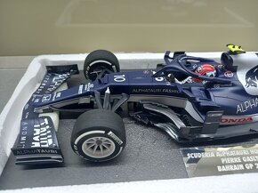 F1 ALPHA TAURI AT02 BAHRAIN 21 PIERRE GASLY MINICHAMPS 1:18 - 5