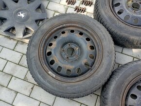 Kola 5x108R16 ET 44 + zimní pneumatiky - 5
