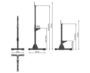 Výsuvné stojany pro bench i dřep ATX - 5