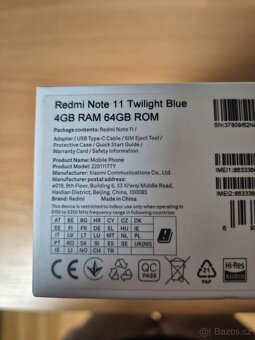 Xiaomi Redmi Note 11, 4GB/64GB, Twilight Blue - 5