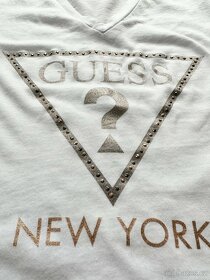 Bílé tričko Guess vel. S - 5