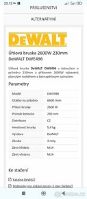 Bruska DeWALT DWE 496 qs - 5