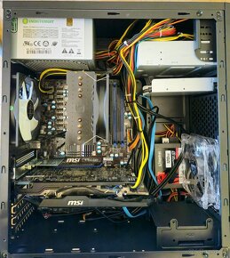 Stolní PC na hry, AMD 4,2 GHz, 16 GB RAM, Radeon R9 2GB, OS - 5