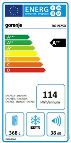 Lednice Gorenje R6192SX nutná oprava kompresoru, VELKÁ SLEVA - 5