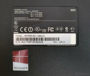 SAMSUNG NOTEBOOK: NP355V5C - S06CZ - 5