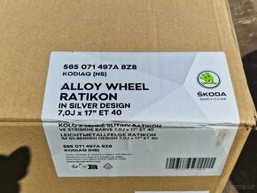 Originál alu disky RATIKON 17" na Škoda Kodiaq - 5