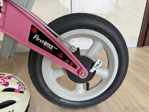 Firstbike “odrážedlo” s přibou košíkem zvonkem a adaptéry - 5