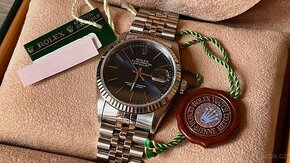 Rolex Datejust 16234 Modrý Sunburst - 5