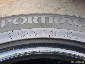 4 Letní pneumatiky Michelin / Vredestein 215/55 R16 - 5