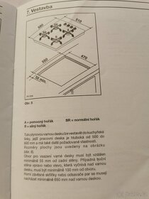 Plynová sklokeramická varná deska - 5