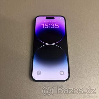 iPhone 14 Pro 512GB deep purple, pěkný stav, rok záruka - 5