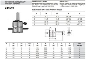 Na prodej automatická závitořezná hlava HERBERTKA - 5