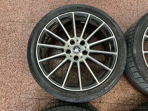 Alu kola 5x112 r18 zimní pneu 5,5mm - 5