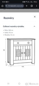 Komoda Pinio Marsylia + přebalovací pult - 5