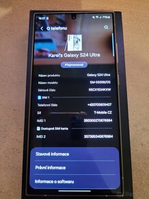 Samsung Galaxy S24 Ultra 512 GB+ příslušenství, 23m záruka - 5