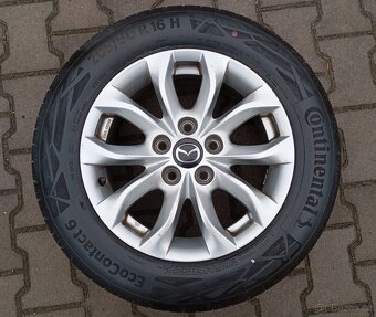 Alu kola originál Mazda 3 5x114,3 R16 Krásná sada - 5