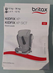 SLEVA - Britax Romer Kidfix XP Sict - Blue 15-36kg + potah - 5