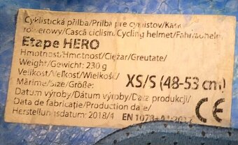 Dětská cyklistická přilba Etape Hero XS/S 48-53cm - 5